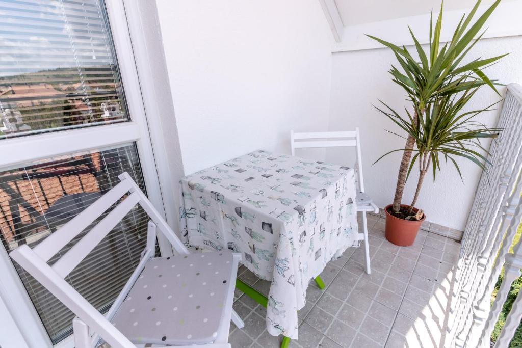 Balkón nebo terasa v ubytování RoofTop