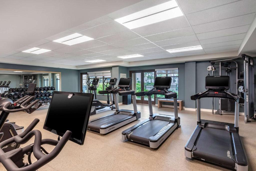 Fitness centrum a/nebo fitness zařízení v ubytování Hilton Grand Vacations Club Maui Bay Villas