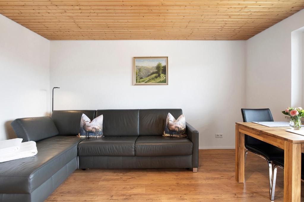 Posezení v ubytování Haus Fritz