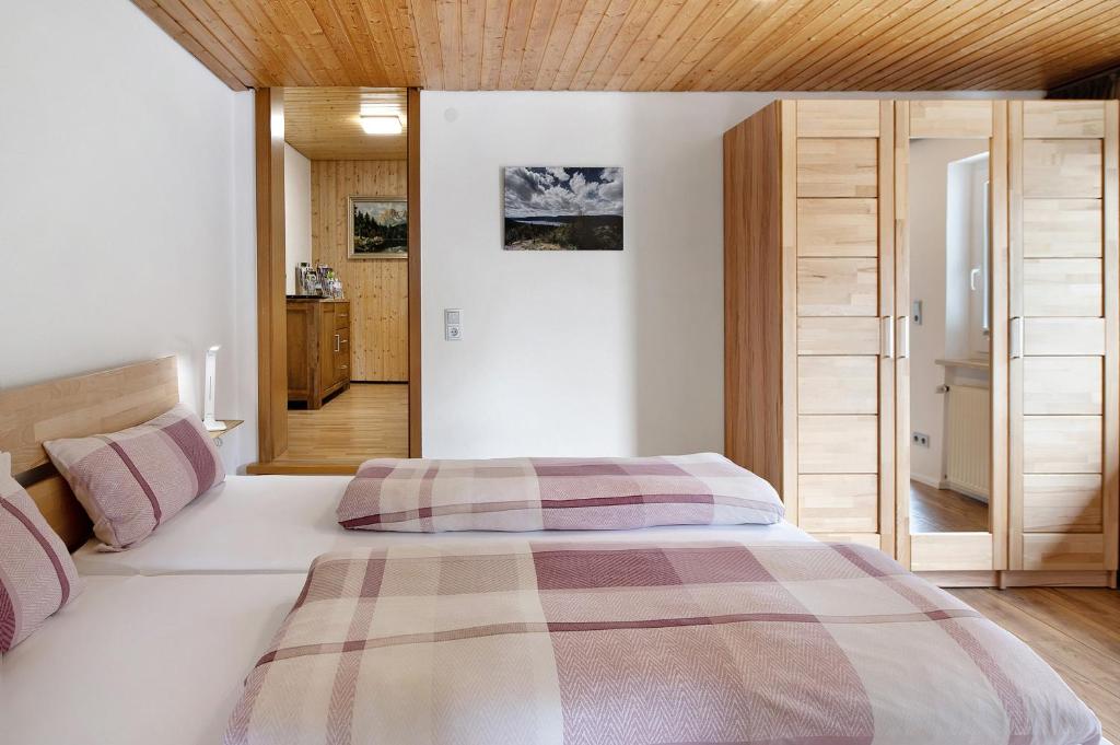 Postel nebo postele na pokoji v ubytování Haus Fritz