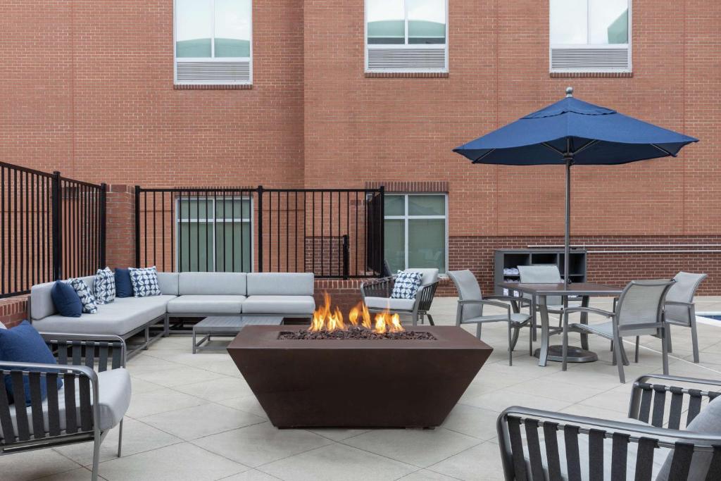 Hampton Inn Greer Greenville, Scにあるシーティングエリア