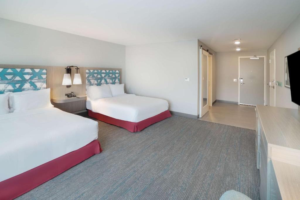 Hampton Inn Greer Greenville, Scにあるベッド