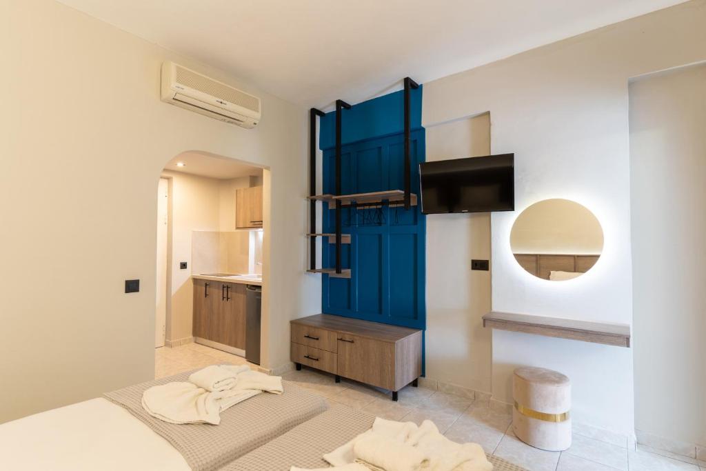 Postel nebo postele na pokoji v ubytování Hera Zakynthos Hotel