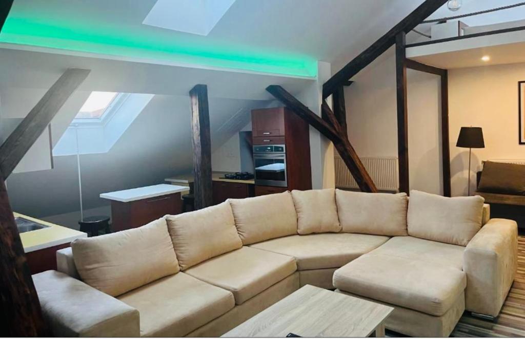 Posezení v ubytování JÓKAI Apartman