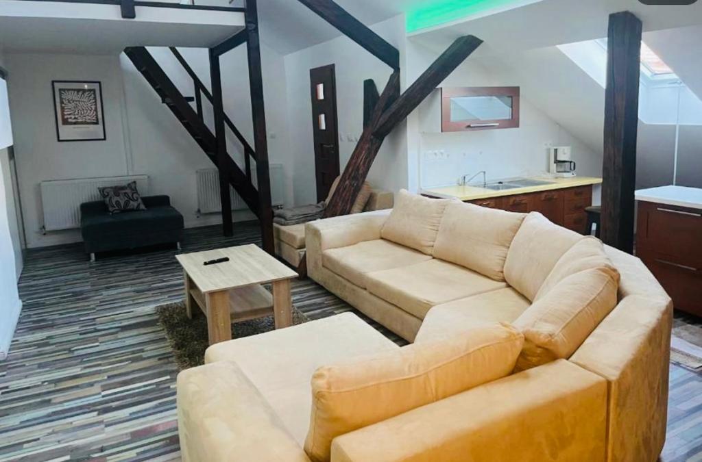 Posezení v ubytování JÓKAI Apartman