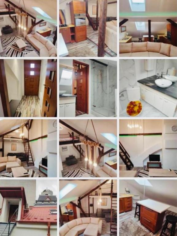 Kuchyň nebo kuchyňský kout v ubytování JÓKAI Apartman