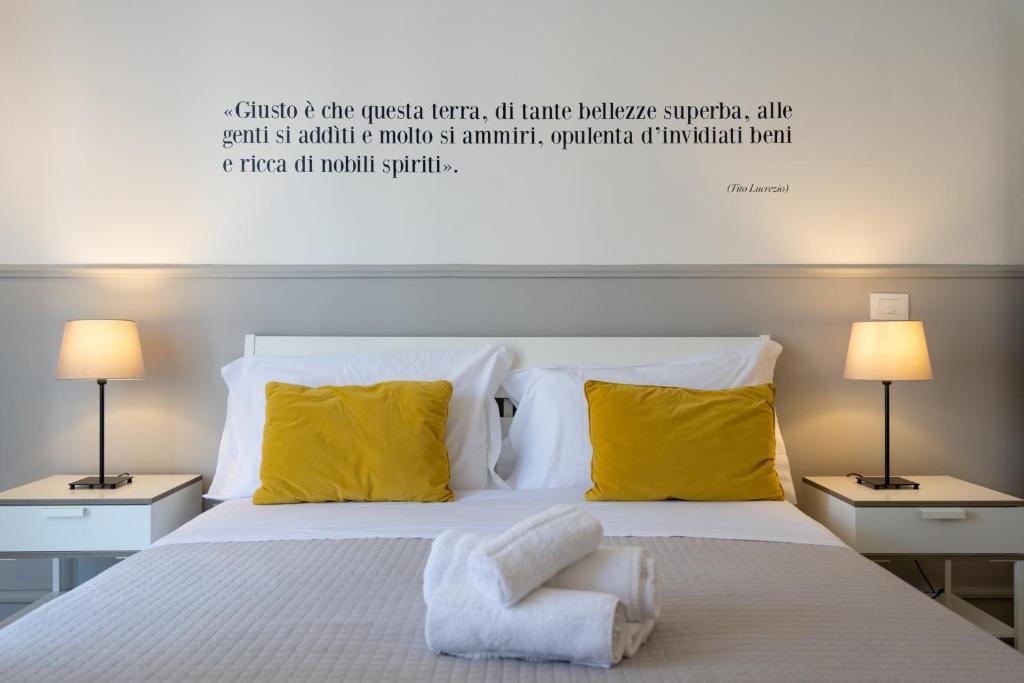 Postel nebo postele na pokoji v ubytování Casa dei Ré