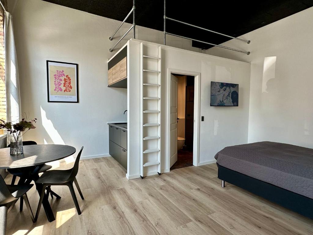 Postel nebo postele na pokoji v ubytování Torvet17 Nr2 - 25m2