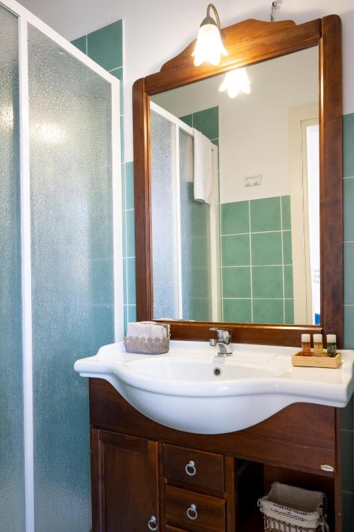 Koupelna v ubytování Casa dei Ré