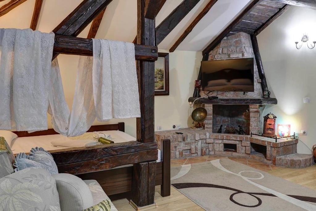 Posezení v ubytování Hotel PERLA LDM Leskovac