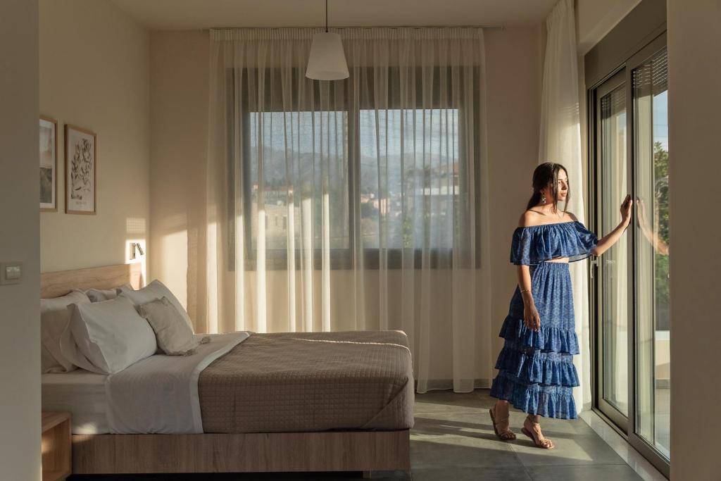 Postel nebo postele na pokoji v ubytování Oliva Verde Residences