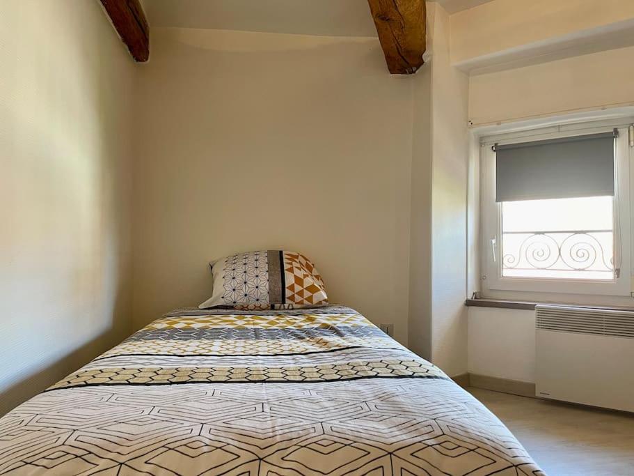 Een bed of bedden in een kamer bij L&#39;appart de L&eacute;a - 60m2 &agrave; Carcassonne - 2 chambres