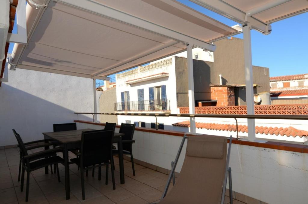 Balkón alebo terasa v ubytovaní Gracia - apartamentos