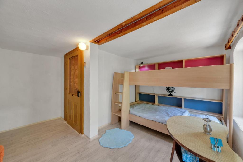 Postel nebo postele na pokoji v ubytování Údolíčko 14
