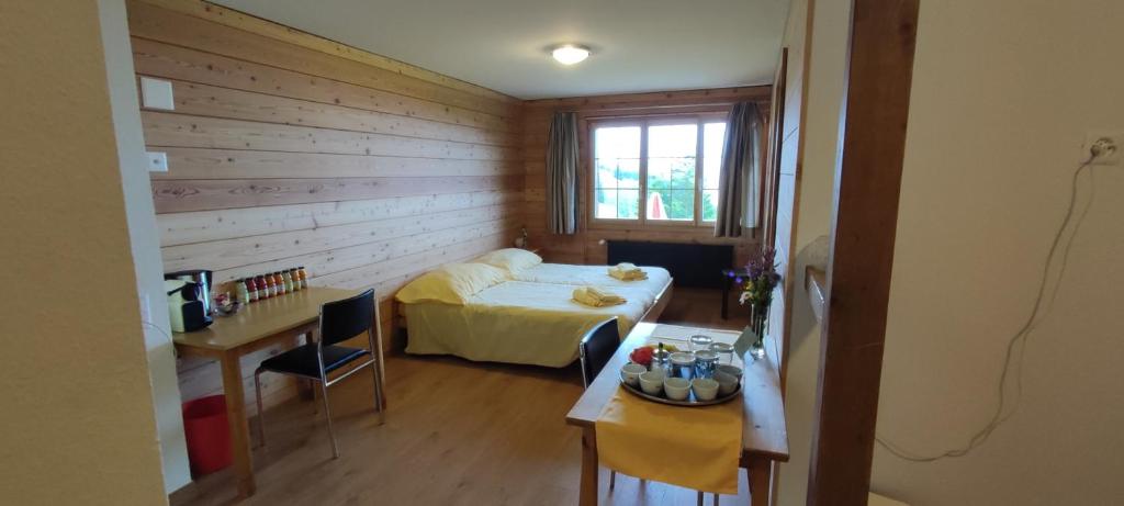 Postel nebo postele na pokoji v ubytování Hotel Sonnenberg