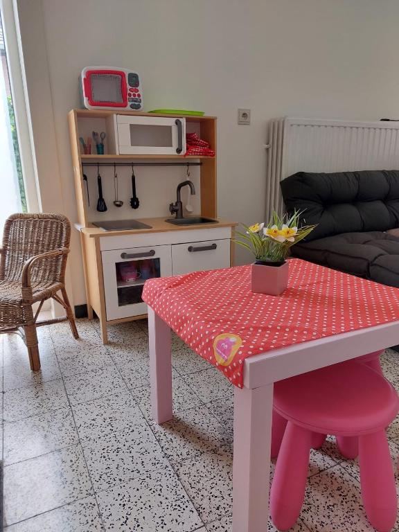 Kuchyň nebo kuchyňský kout v ubytování Vakantiewoning De Papendaler