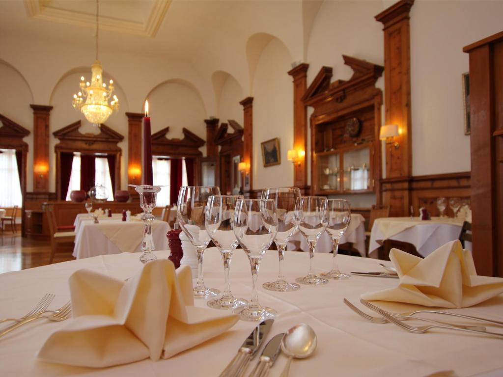 Restaurace v ubytování Hotel Schweizerhof Sta Maria