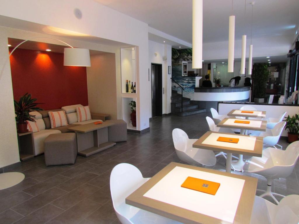 Posezení v ubytování Hotel Palme