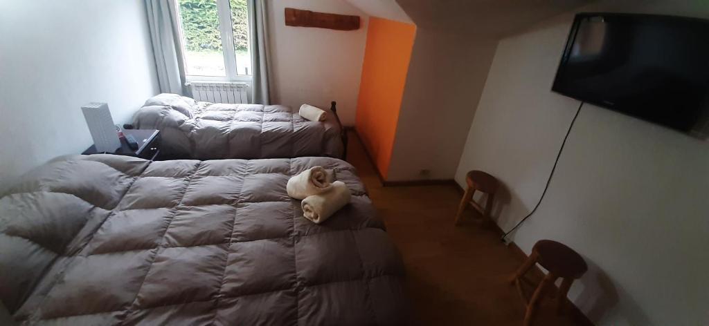Postel nebo postele na pokoji v ubytování Hostería Copahue