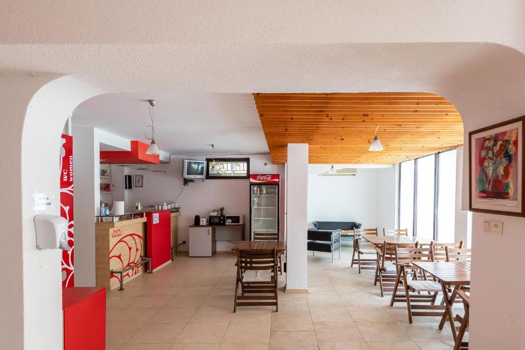 Kuchyň nebo kuchyňský kout v ubytování Sea House Afrodita II