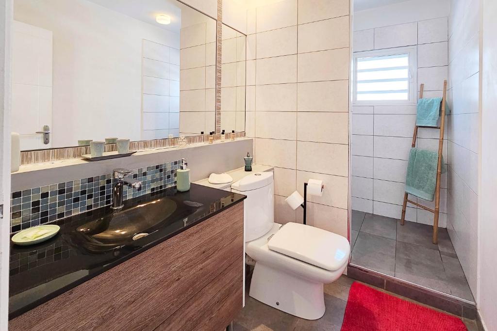 Koupelna v ubytování Appartement Carpe Diem