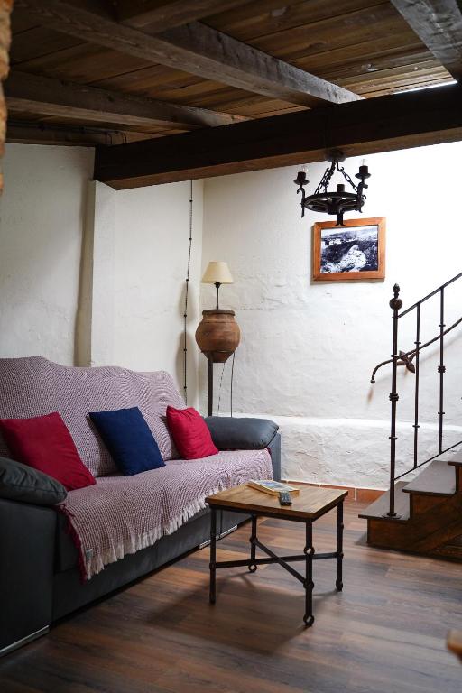 Posezení v ubytování La casa de la abuela Amalia