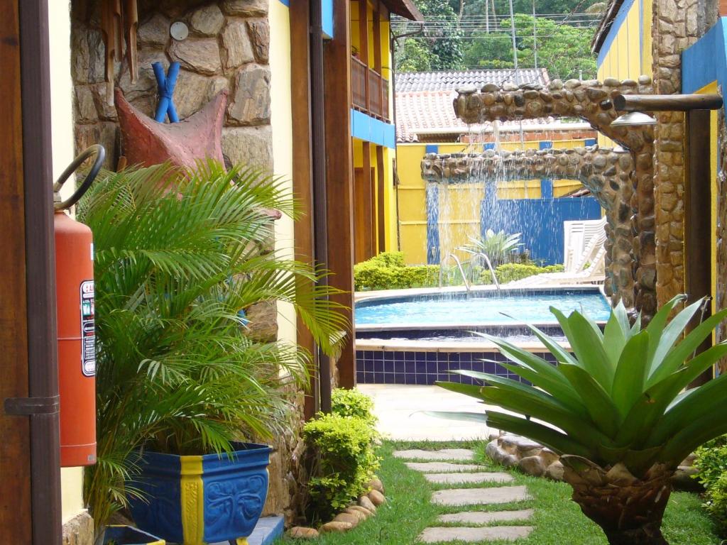 Zahrada ubytování Pousada Praia D'Azul