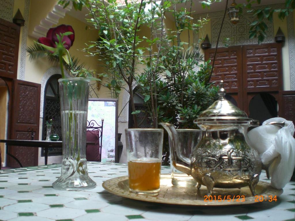 Nápoje v ubytování Riad Sidi Ayoub