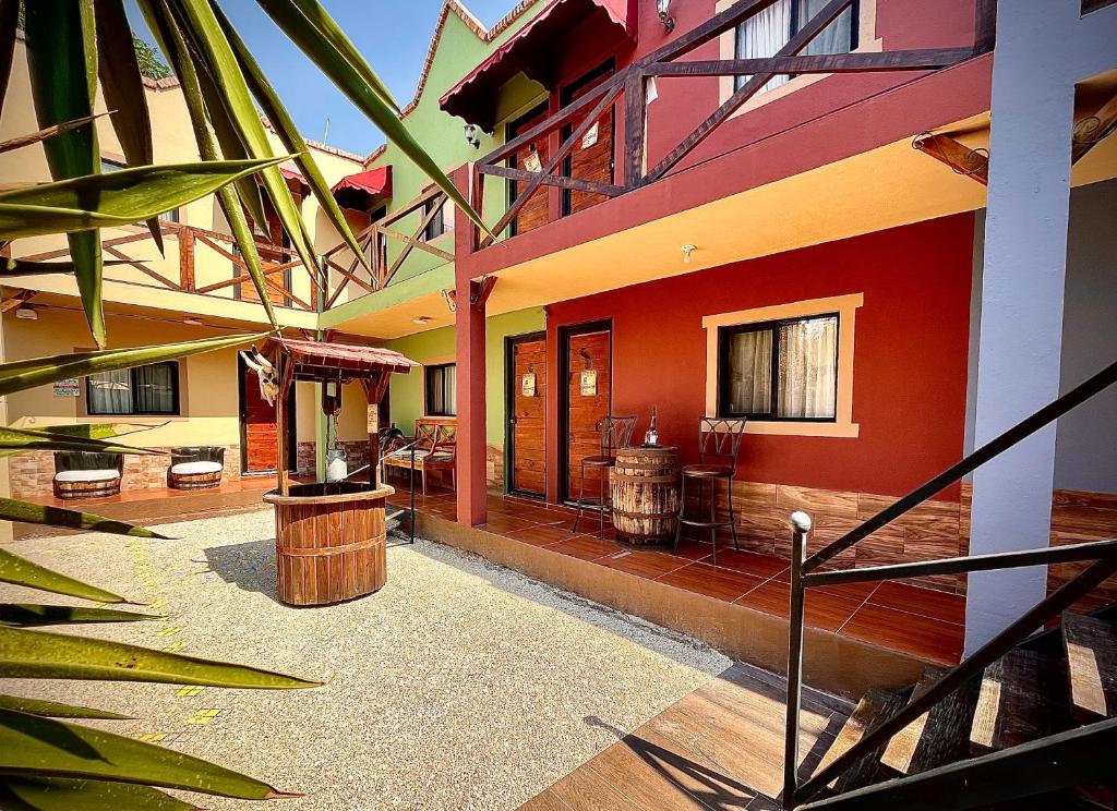 Budova, kde se hotel nachází