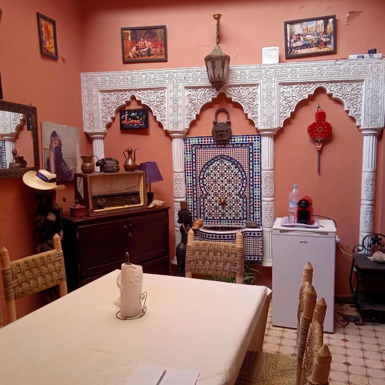 Zona d'estar a Riad Tifor