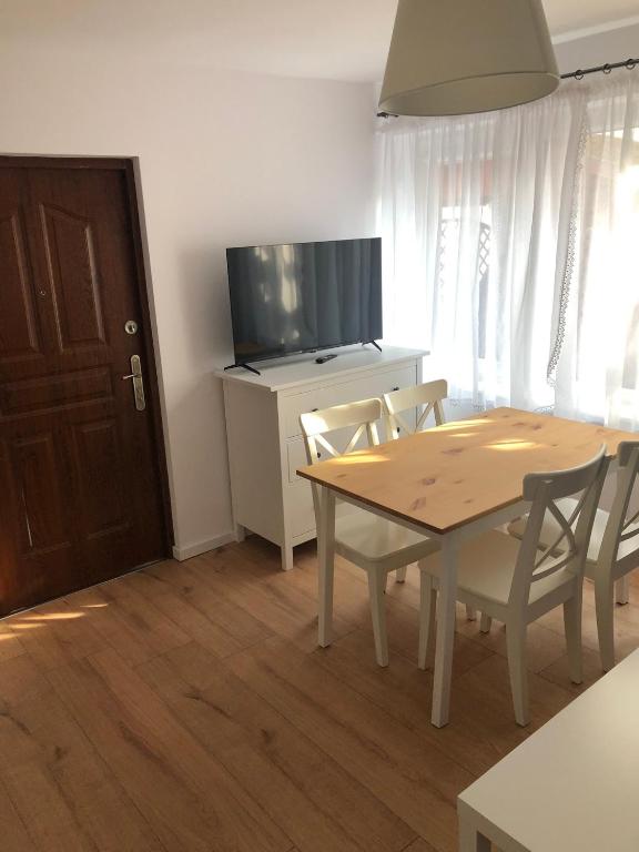 TV a/nebo společenská místnost v ubytování Kapitan Czarnobrody