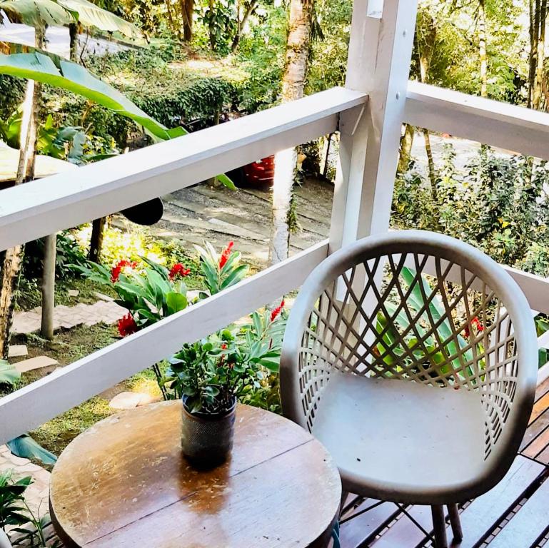 En balkon eller terrasse på Bosque Toque Toque - Pousada B&B