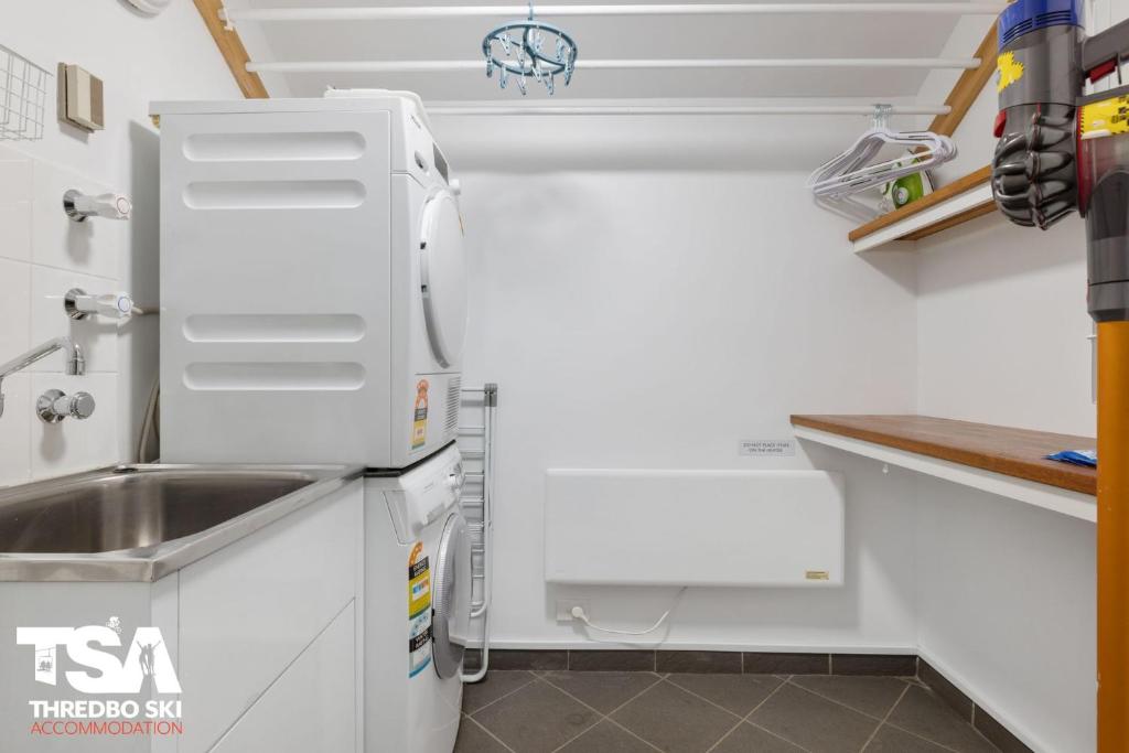 Kuchyň nebo kuchyňský kout v ubytování Chalet 26