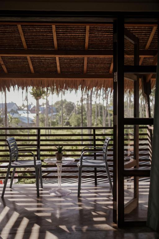 Balkón nebo terasa v ubytování Kaimana Resort Siargao