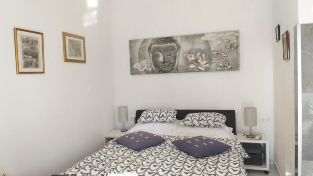 Posteľ alebo postele v izbe v ubytovaní Villa Mira Trogir