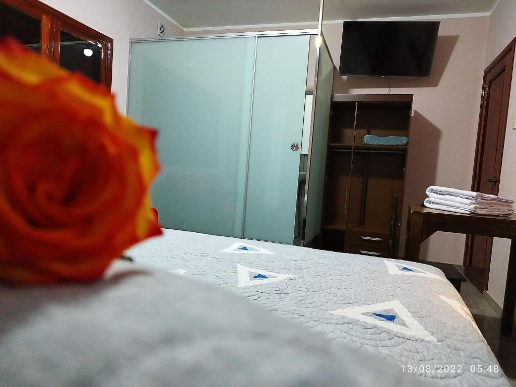 Postel nebo postele na pokoji v ubytování Casa CORAZON DE LEÓN AQP
