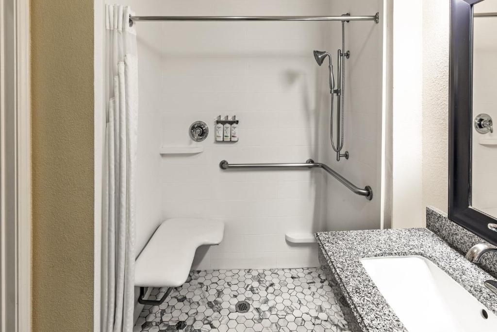 Holiday Inn Express Houston Space Center-Clear Lake, an IHG Hotel - King Room - Zugangsrolle In Der Dusche