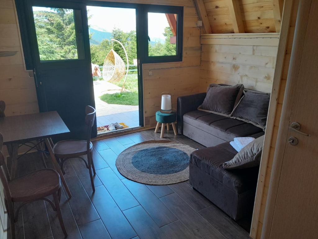 Posezení v ubytování Komovi - Kobil Do Guesthouse