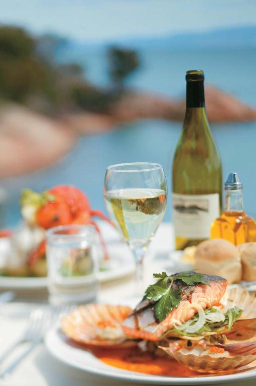 Nápoje v ubytování Freycinet Lodge