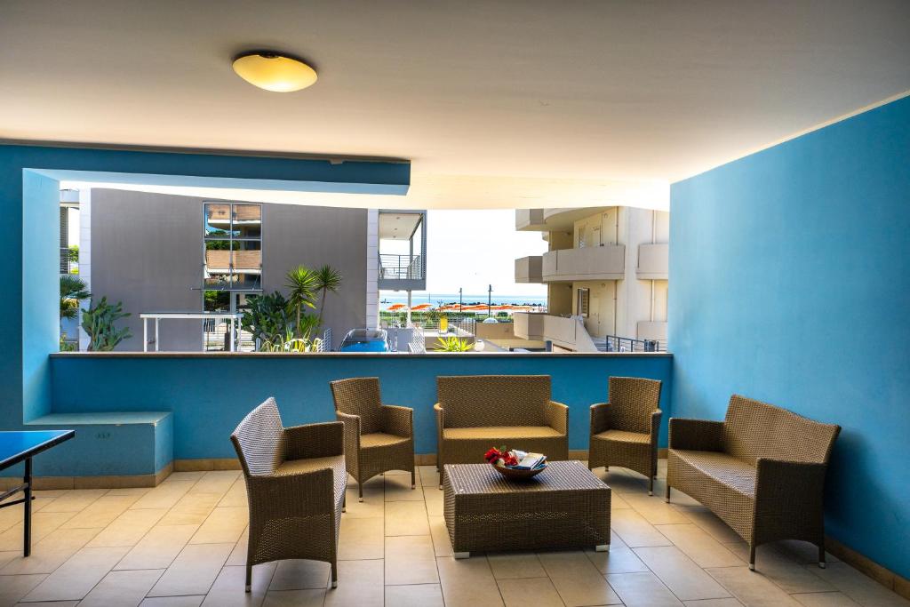 Kuchyň nebo kuchyňský kout v ubytování Di Matteo Hotel