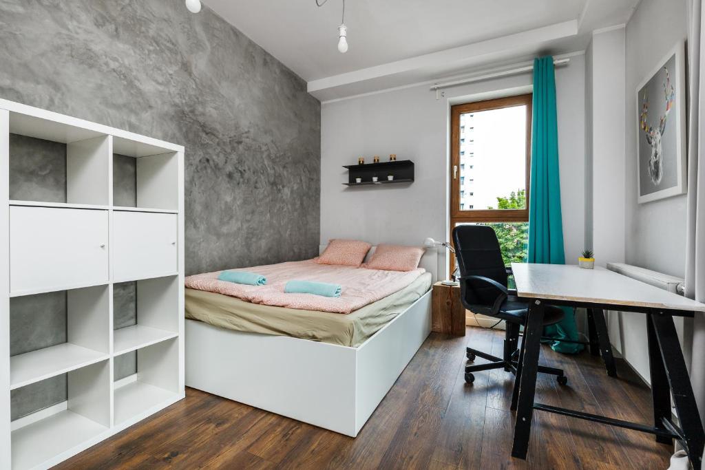 Postel nebo postele na pokoji v ubytování Quattro Loft Hostel
