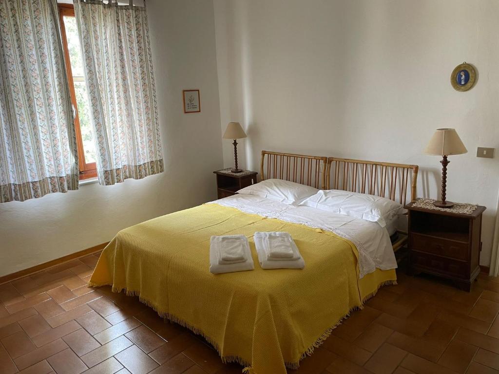 Posteľ alebo postele v izbe v ubytovaní Villa Remignoli
