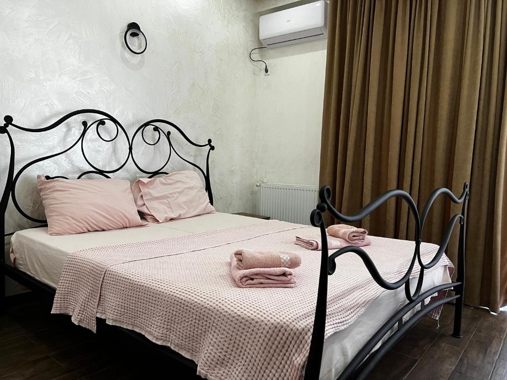 Postel nebo postele na pokoji v ubytování HOTEL MICHEL
