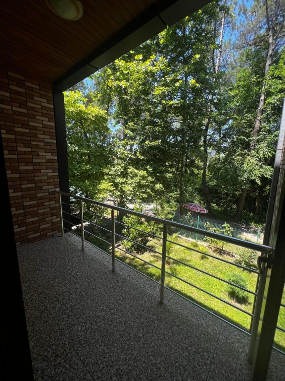 Balkón nebo terasa v ubytování HOTEL MICHEL
