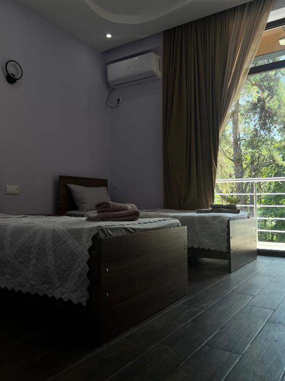 Postel nebo postele na pokoji v ubytování HOTEL MICHEL