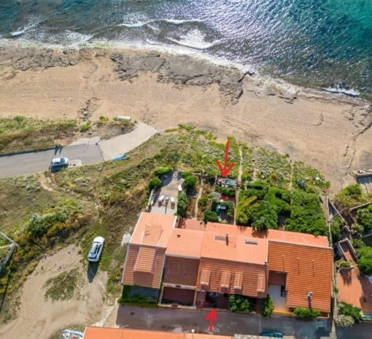 Majoituspaikan Casa sulla spiaggia a Porto Alabe P 3187 kuva ylhäältä päin