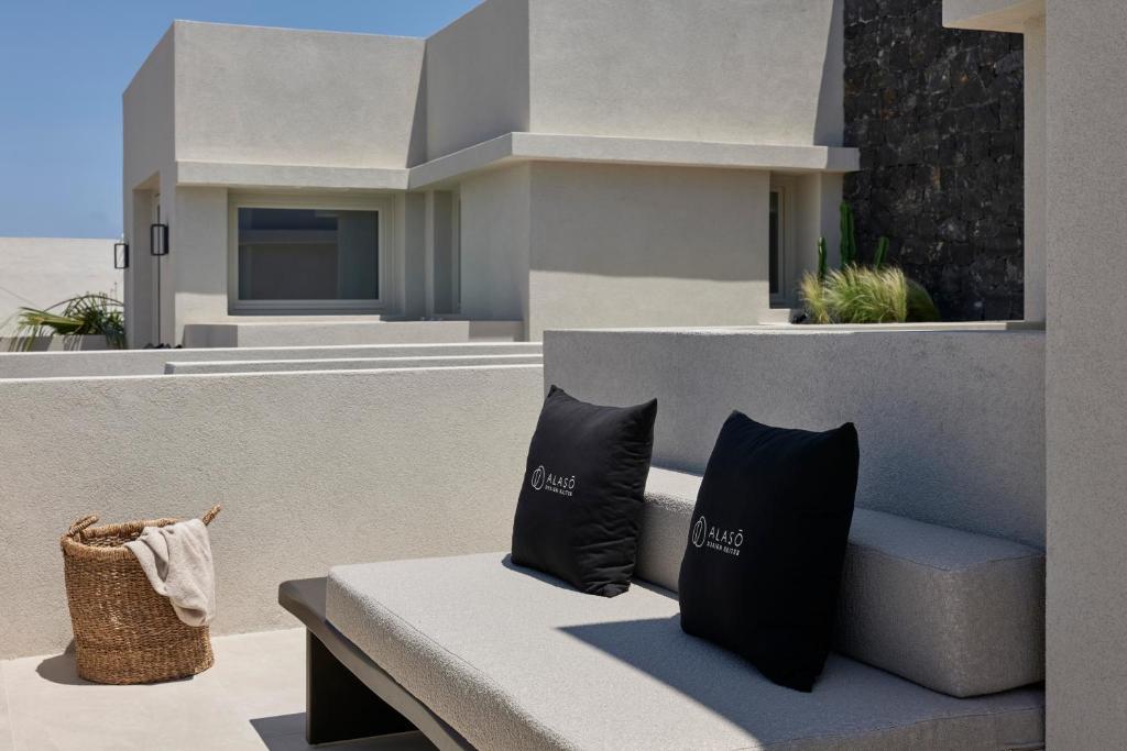 Area soggiorno di Alaso Design Suites