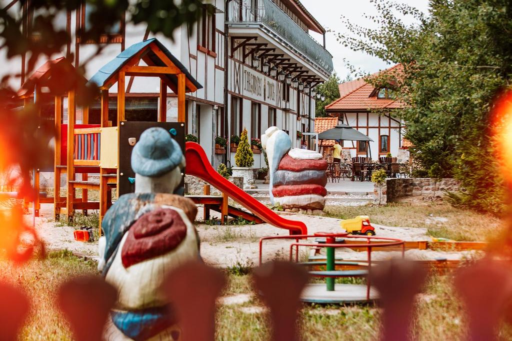 Detský kútik v ubytovaní Targowski Dwór Mazury