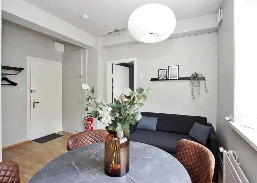 Posezení v ubytování Downtown apartments