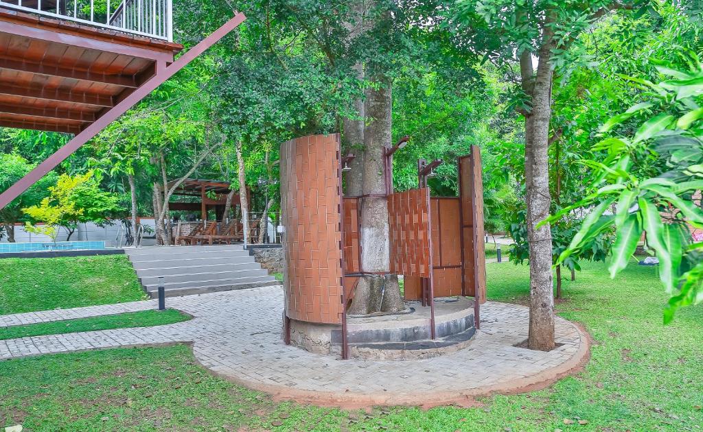 Zahrada ubytování Tepraas Sigiriya